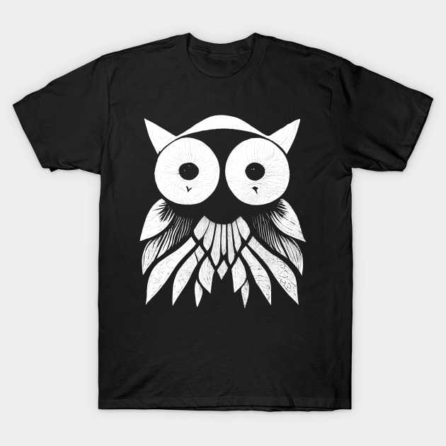 Owl totem T-Shirt by hazyline